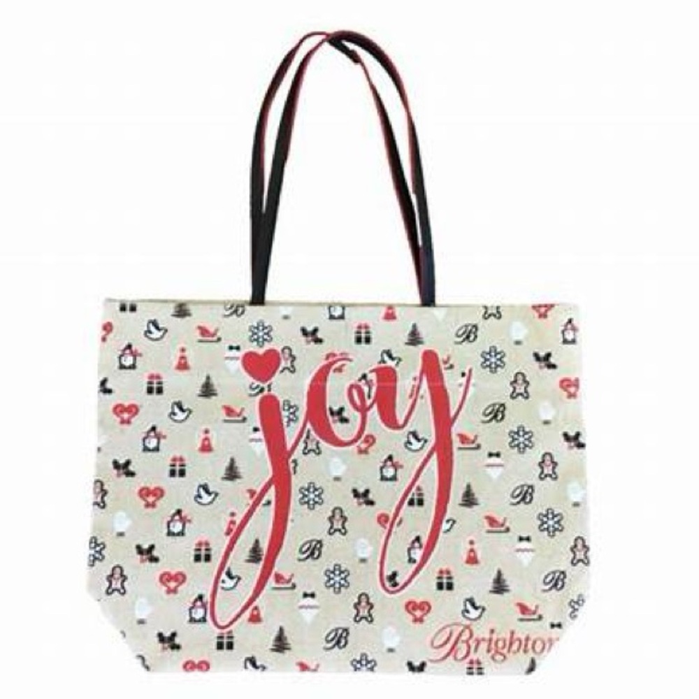 NWOT Brighton sparkle Christmas joy, canvas tote